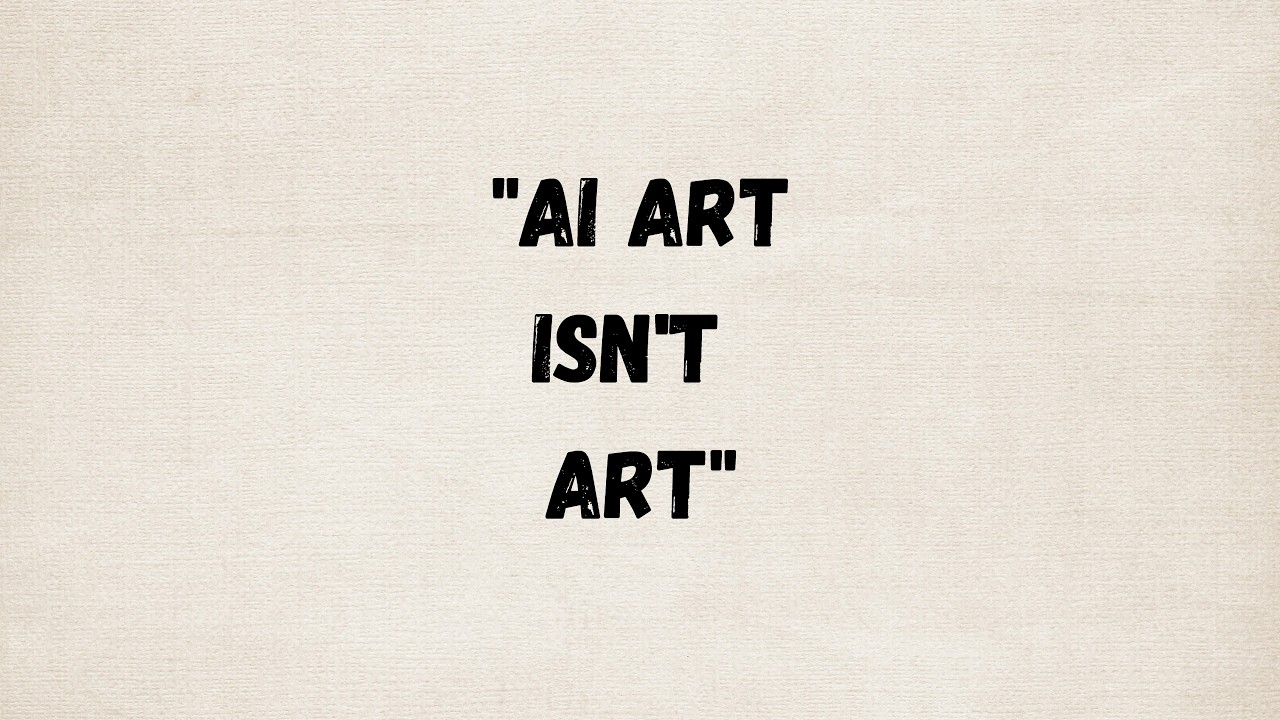 Thumbnail for Don't say AI art isn't art